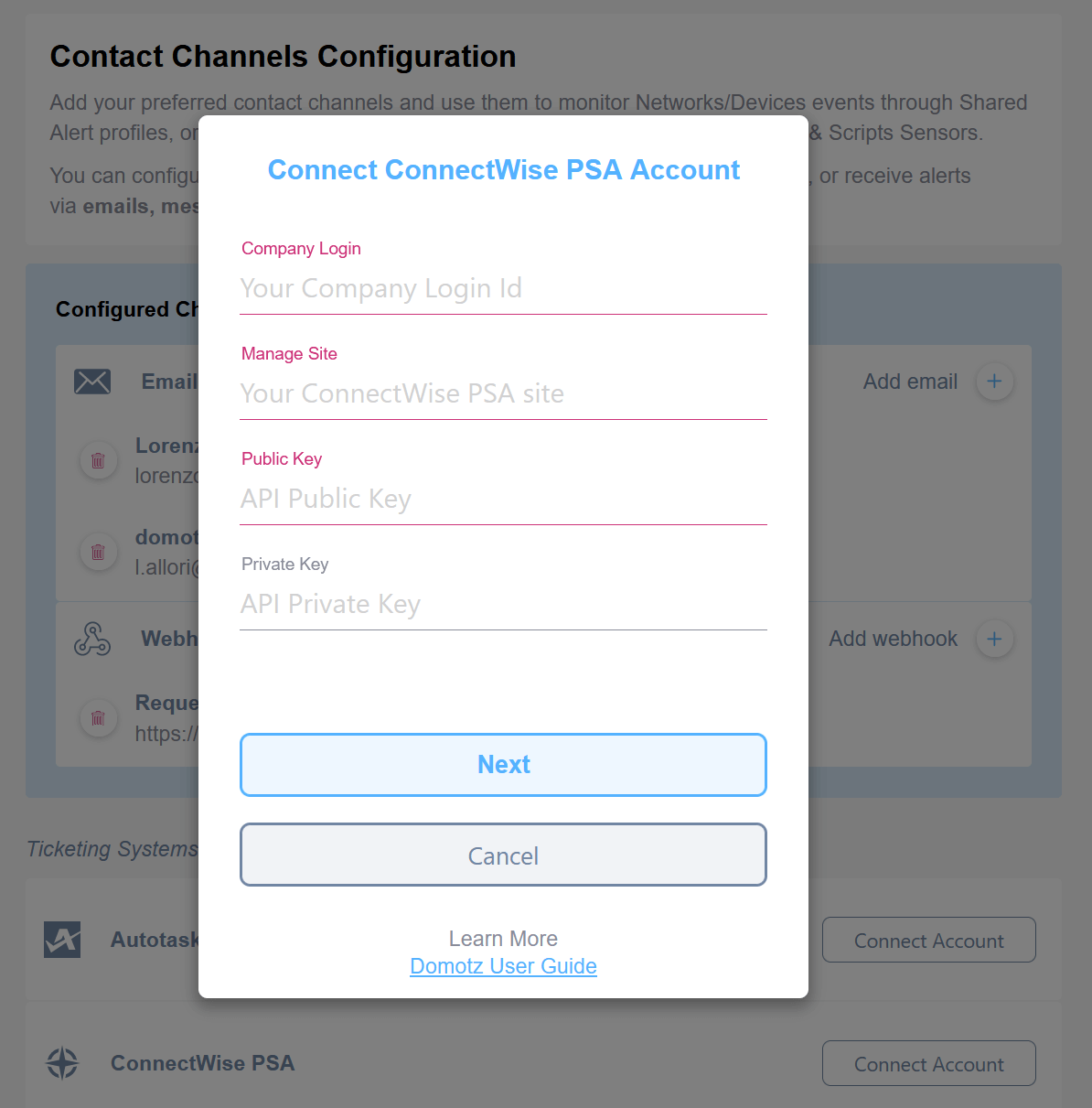 Automatic closure of ConnectWise tickets