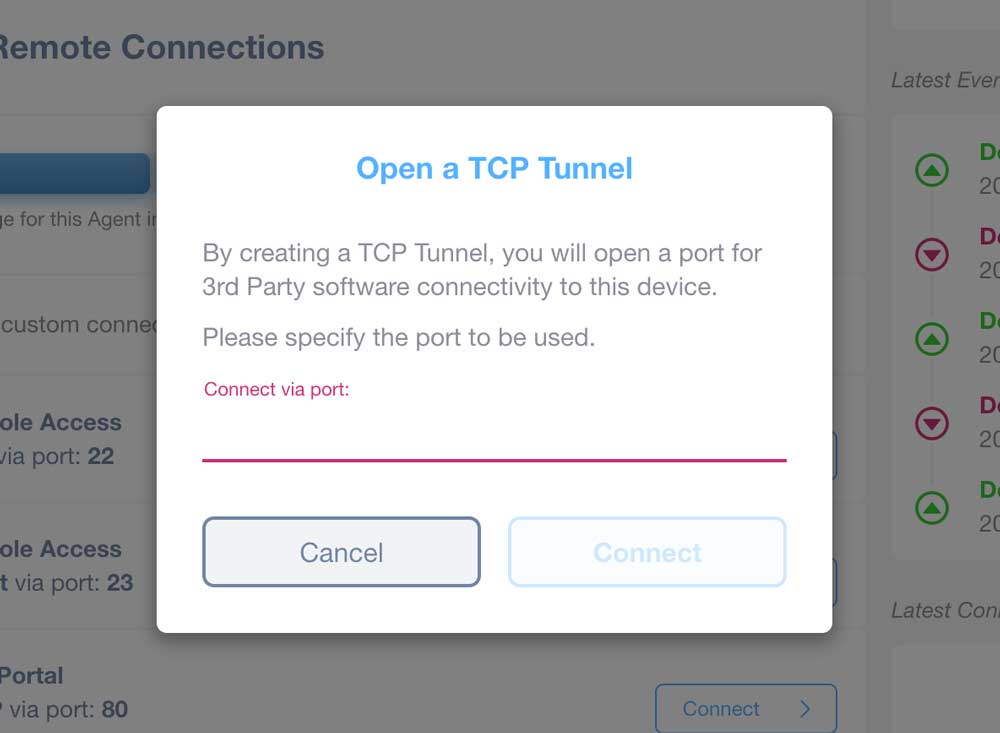 Remote Connection Tool - TCP Tunnel