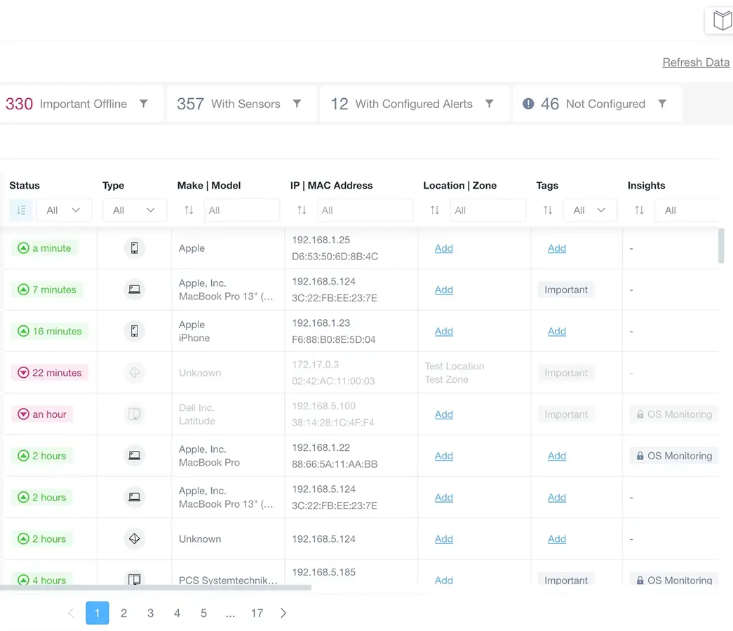View a complete asset inventory, without manual tracking 2