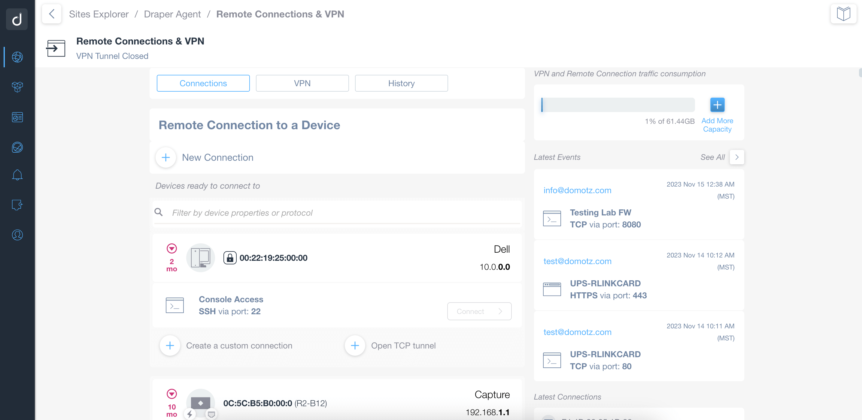 Gateway Remoteconnection