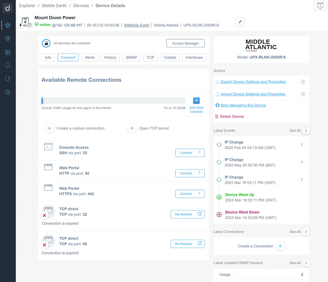 Secure remote access to any device in just a few clicks