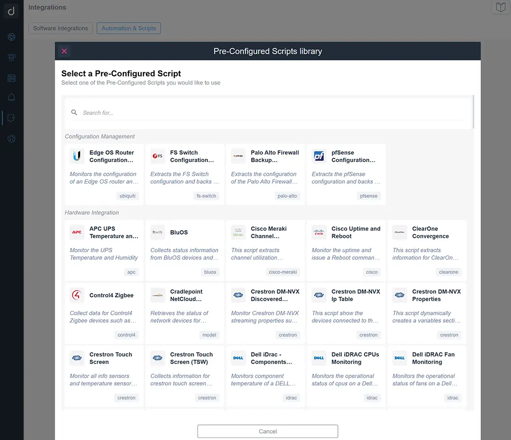 Tailor your network management with custom scripts