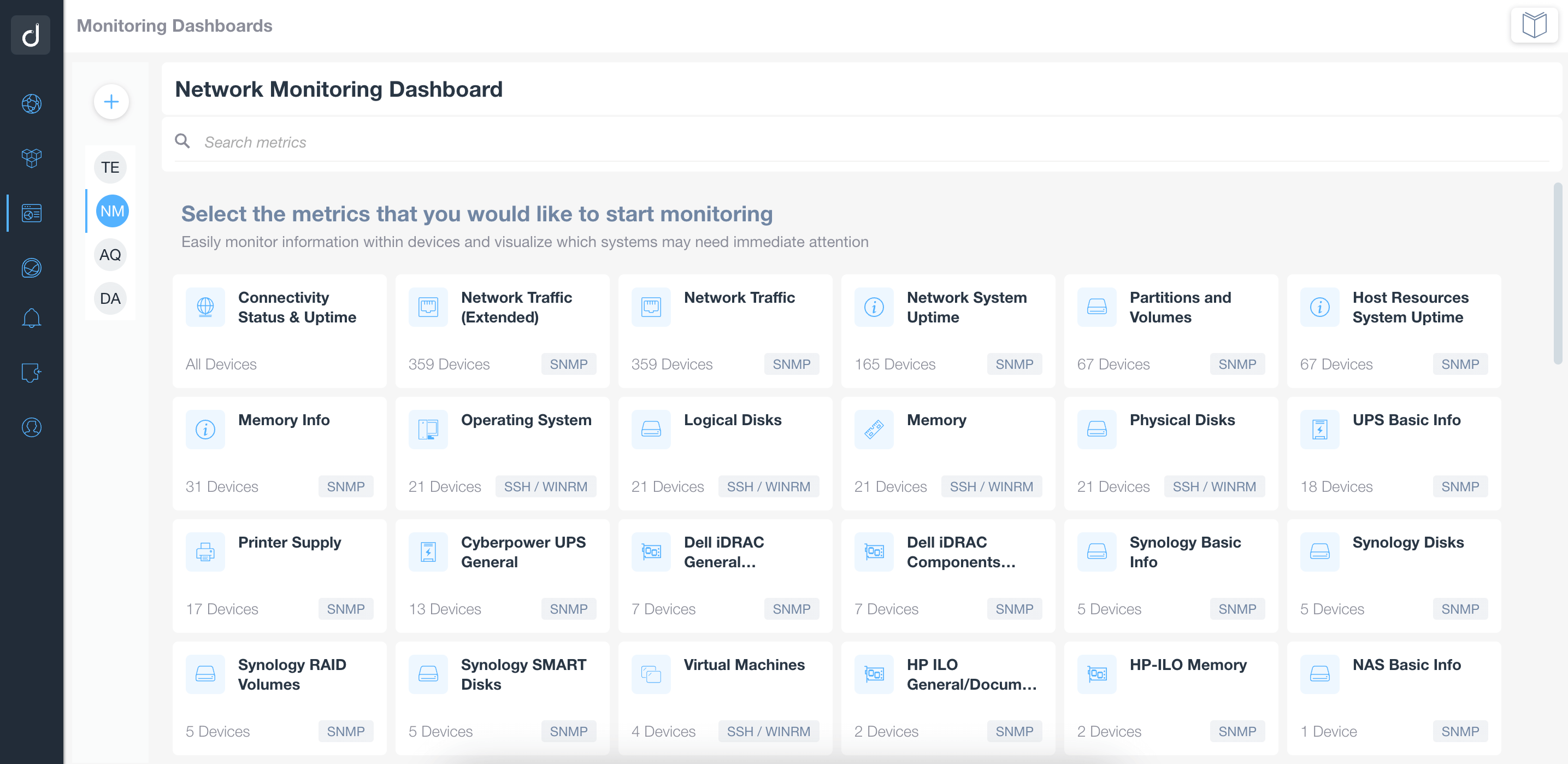 Customizable Dashboards