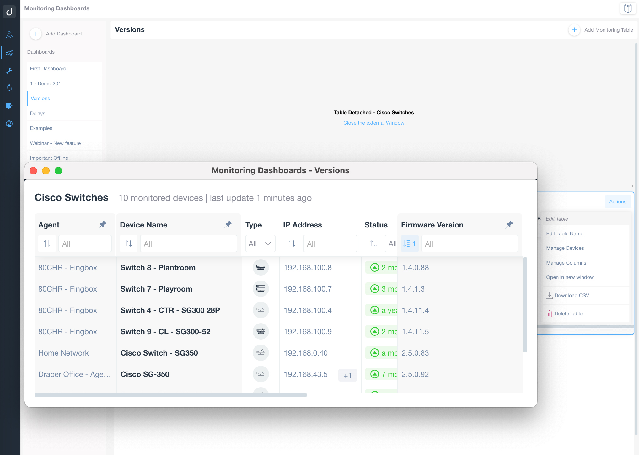 Add Monitoring Dashboards