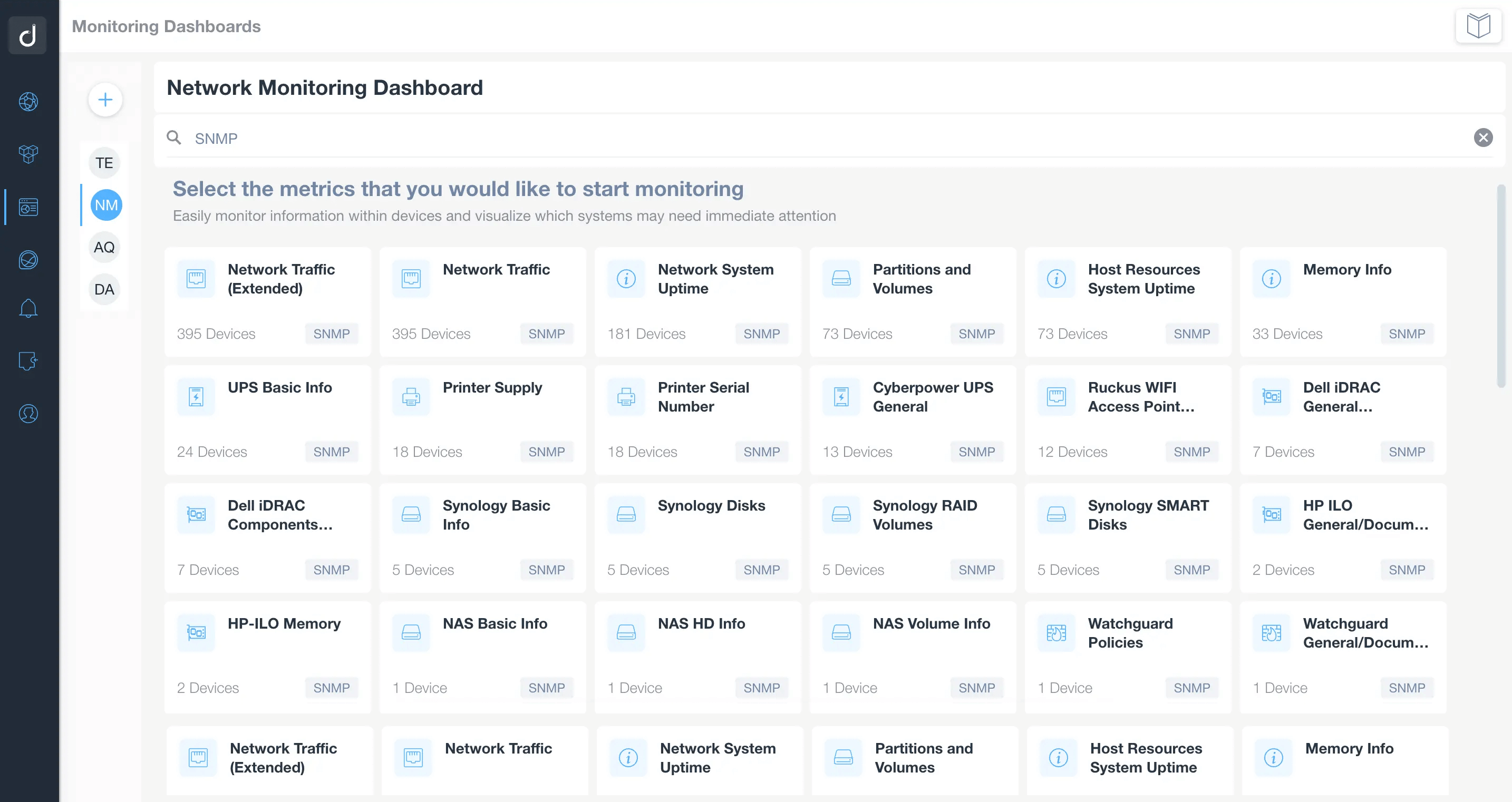 Network Monitoring Dashboard