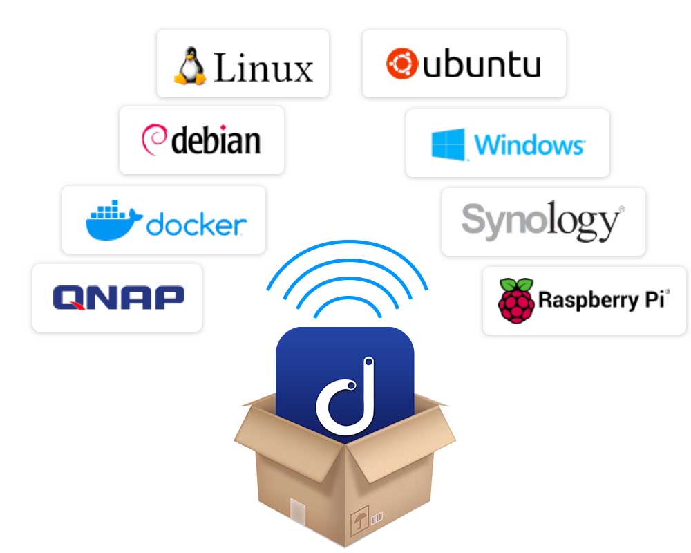 Install Domotz on Windows, QNAP, Synology, and other options...