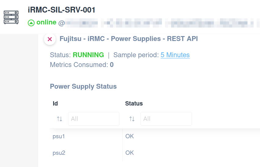 Fujitsu iRMC Power Supplies