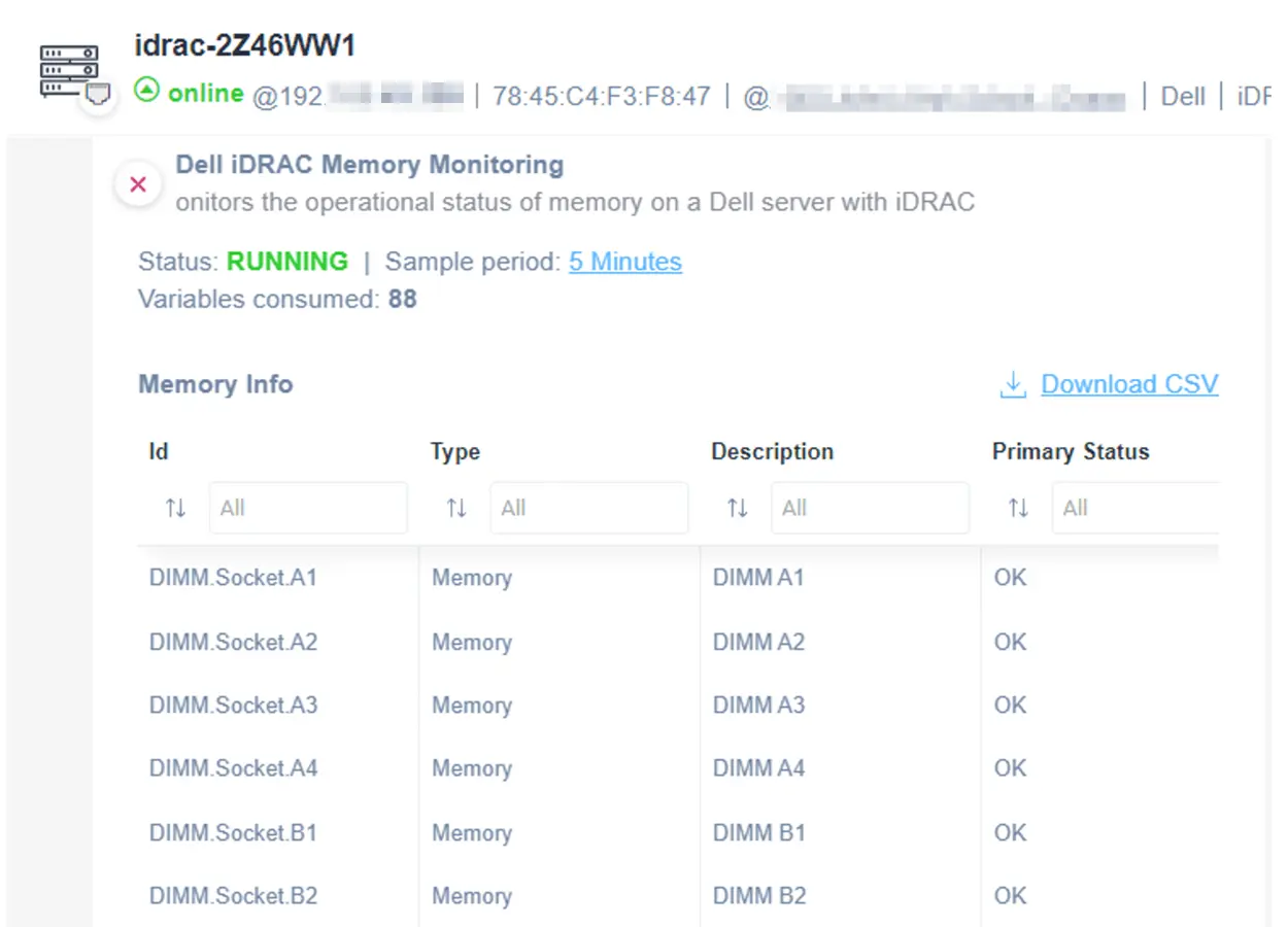 Never miss an update on Memory’s KPIs 1