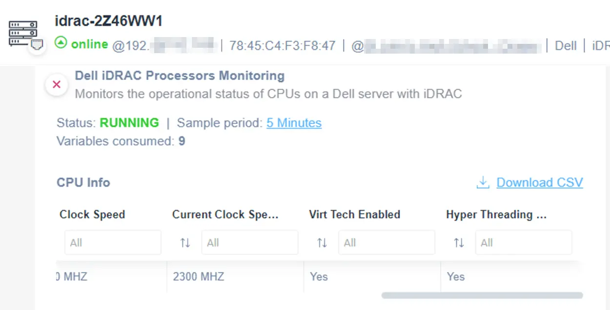 Processors Monitoring 3