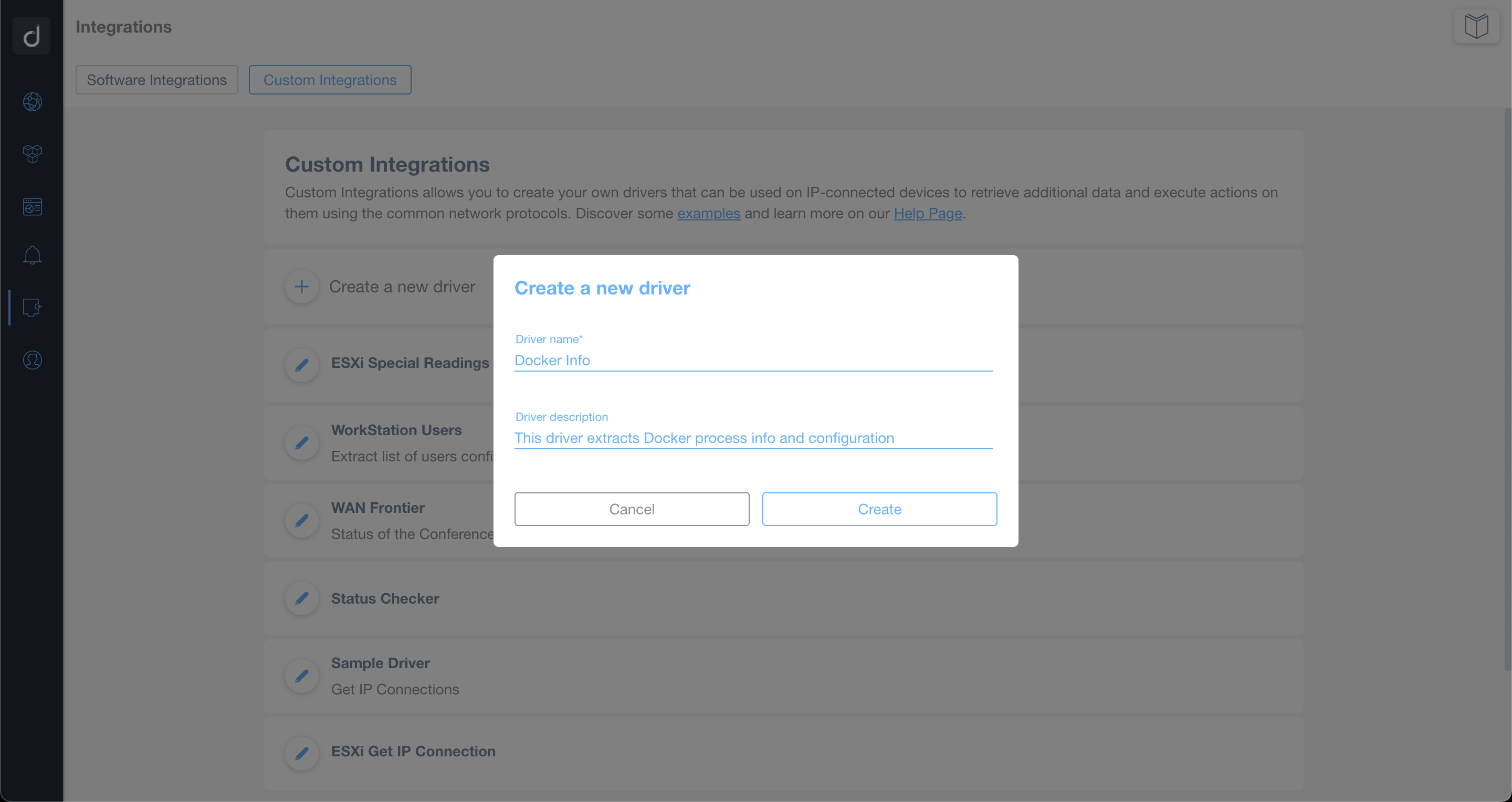 Create New Driver