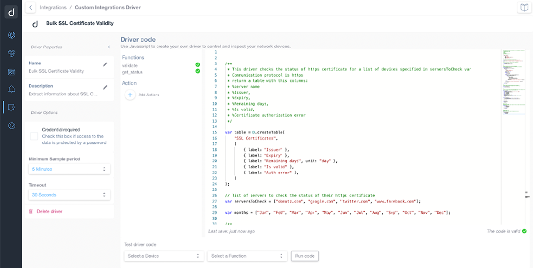 Driver SSL code