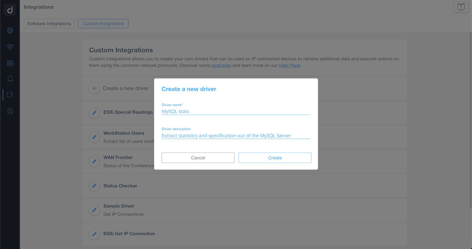New Driver MySQL