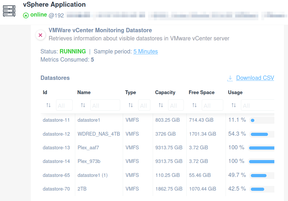 VMware vCenter Datastore